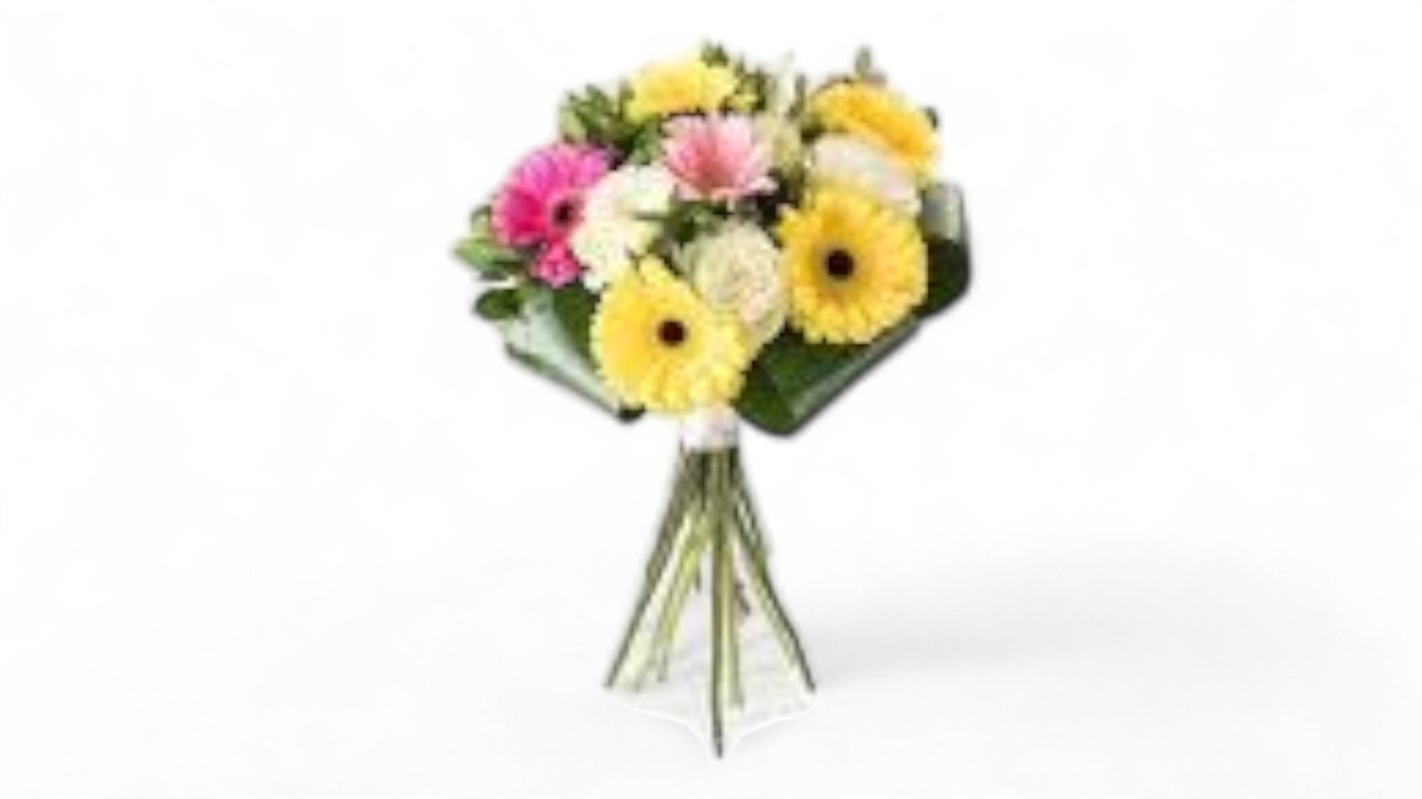 Ανθοδέσμη με Ζέρμπερες και Γυψόφυλλο